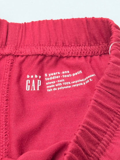 Gap Baby Red Pajama Size 5