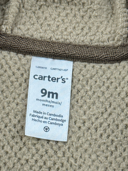 Carter's Tan Sherpa Bear Vest 9M