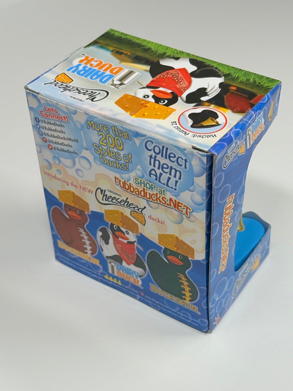 New Rubba Ducks Cheesehead Dairy Duck Collectible