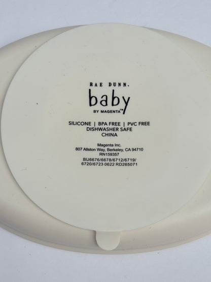Rae Dunn Baby Divided Silicone Plate Yummy