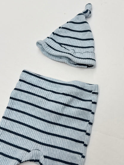 RZ by Rachel Zoe Wrap Top Set 0-3M
