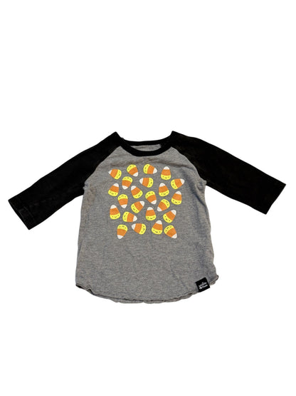 Whistle & Flute Candy Corn Raglan Tee 12-18m