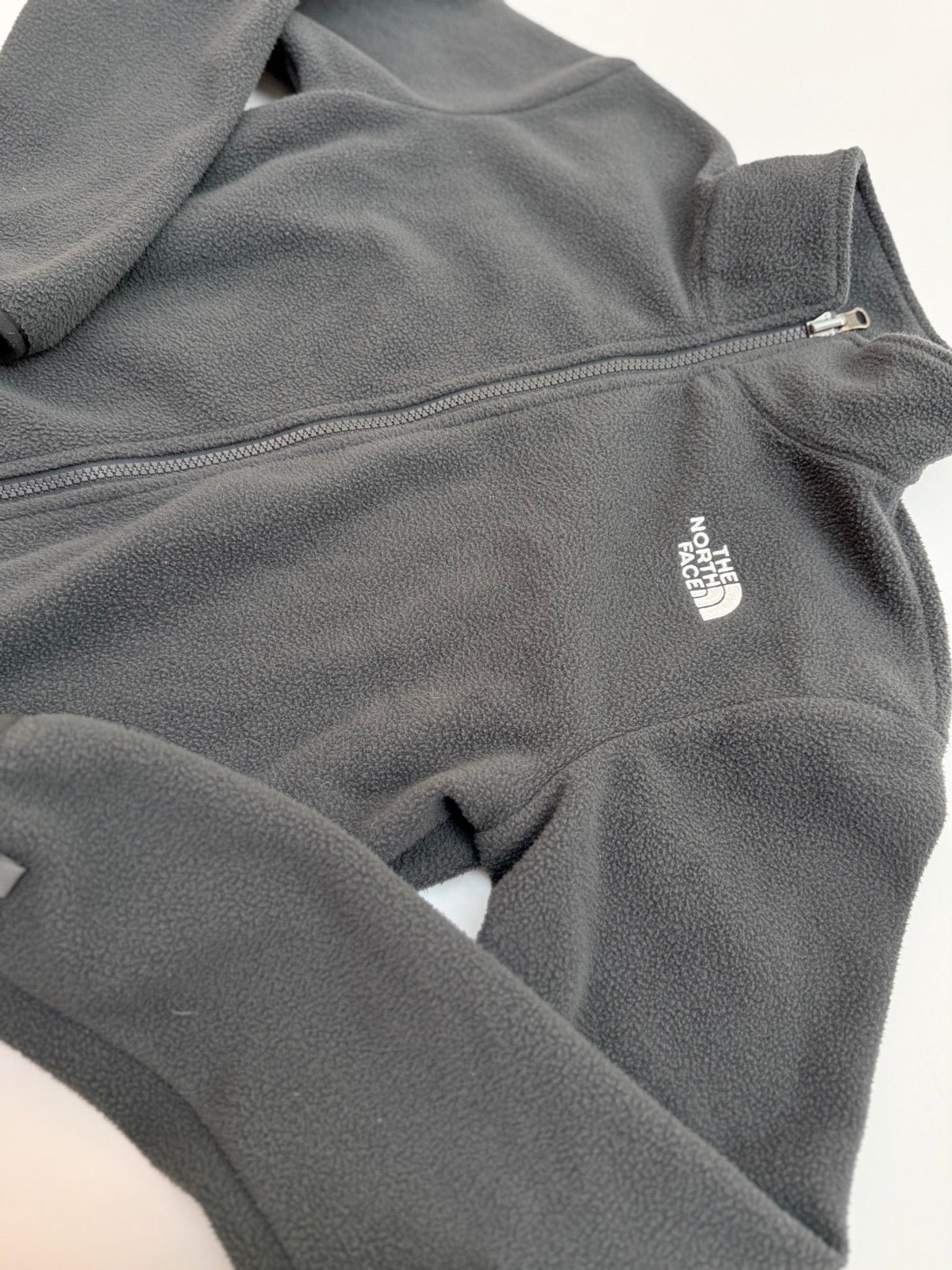 The North Face Gray Fleece Jacket Boys 10-12