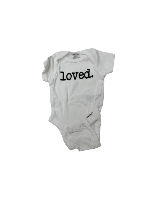Onesies Brand "loved." Bodysuit Preemie