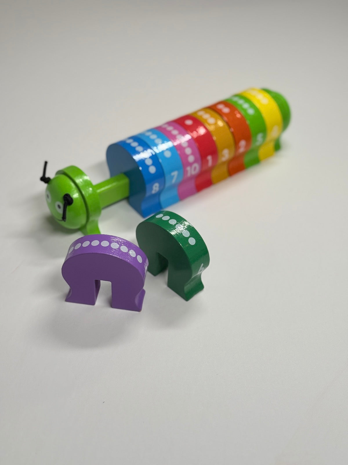 Wooden Counting Caterpillar Number Learning Toy