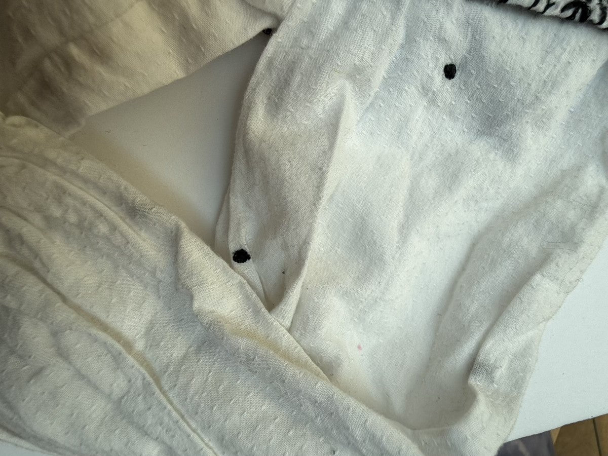 Zara Kids White Embroidered Blouse Size 5