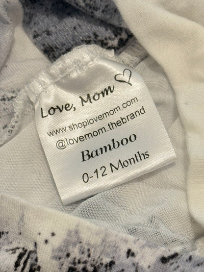 Love Mom Bamboo Marble Print Leggings 0-12M