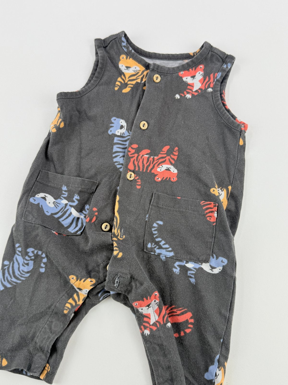 H&M Tiger Print Romper Size 1-2M