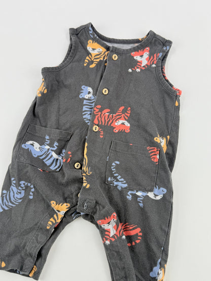 H&M Tiger Print Romper Size 1-2M