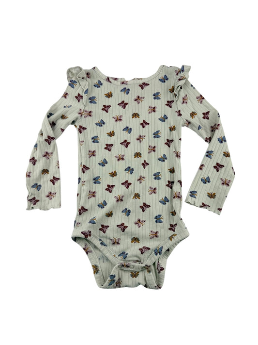 Joe Fresh Butterfly Ribbed Bodysuit 18/24M