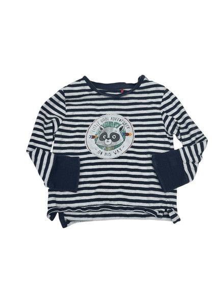 S.Oliver Striped Raccoon Long Sleeve Shirt 6-9M