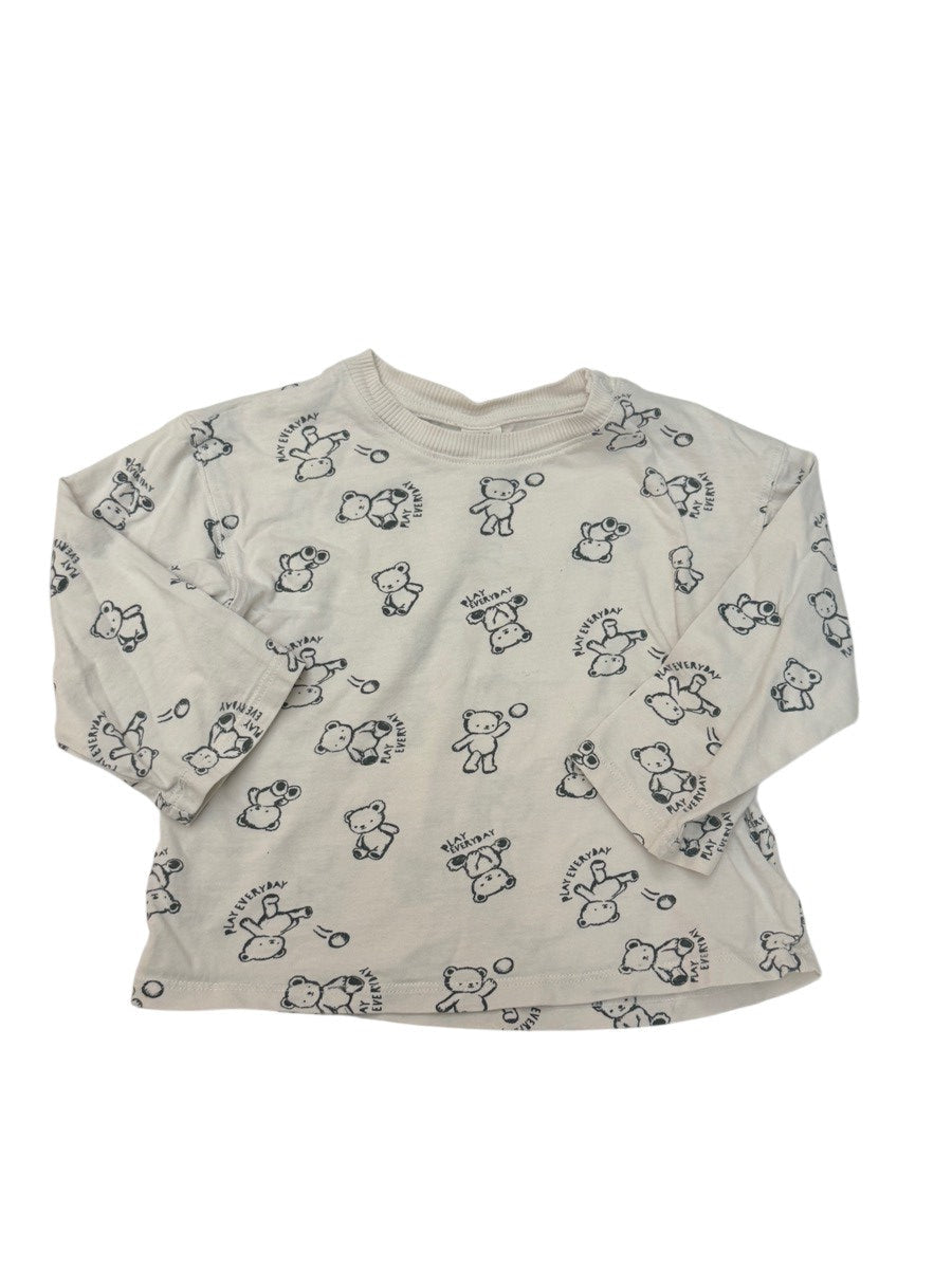 H&M Play Everyday Bear T-Shirt 2T