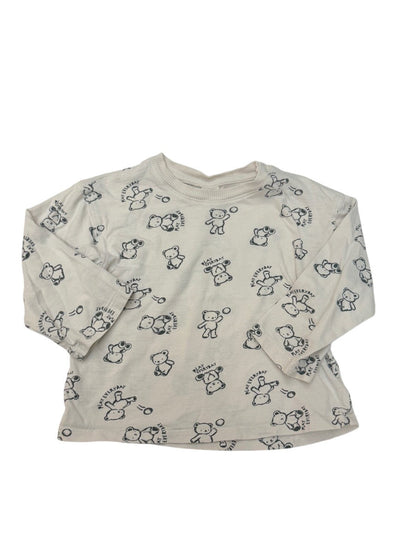 H&M Play Everyday Bear T-Shirt 2T