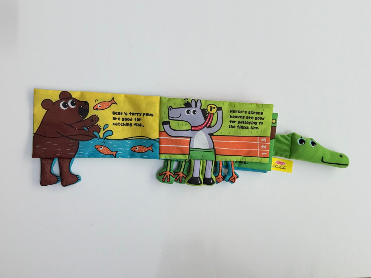 Whose Feet Melissa & Doug Soft Cloth Book