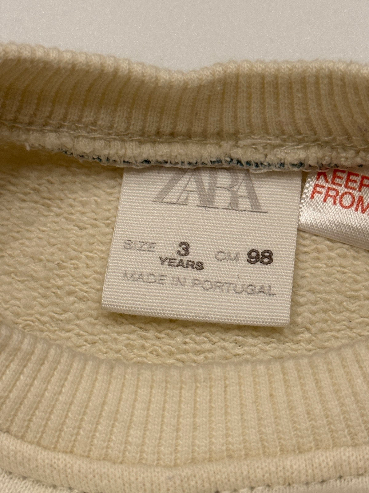 Zara Awesome Time Striped Sweatshirt 3T