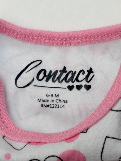 Contact Heart Print Bodysuit 6-9M