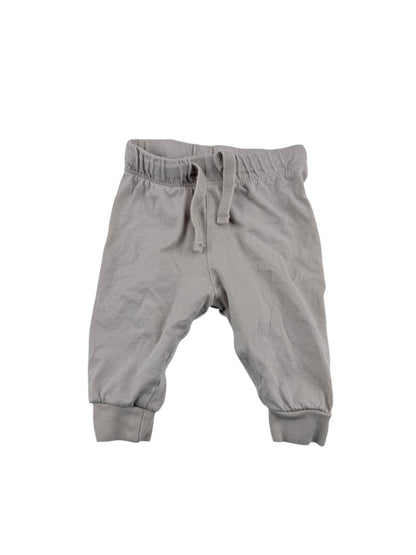 H&M Beige Organic Cotton Joggers Size 1-2M