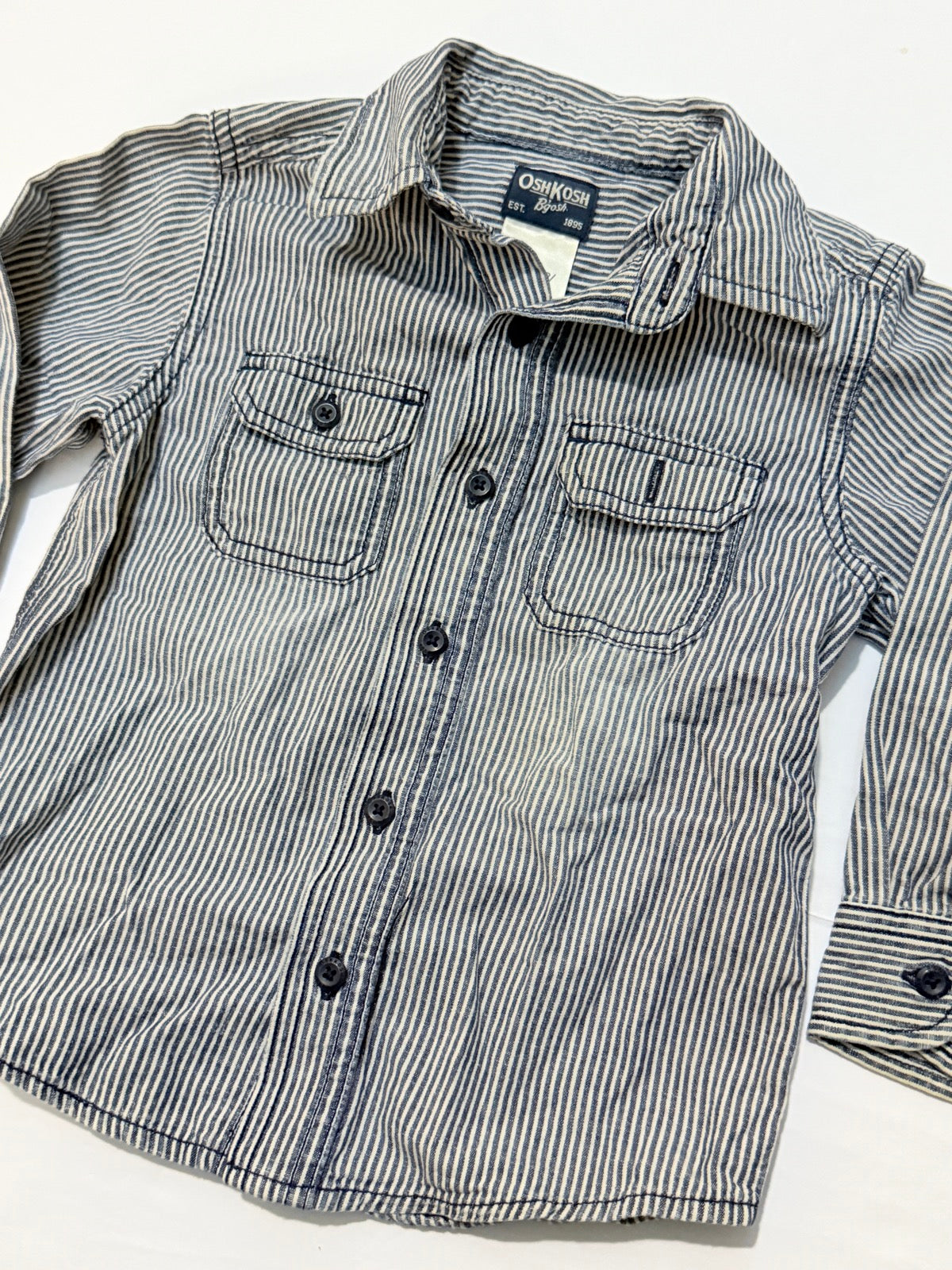 OshKosh B'gosh Striped Button-Up Shirt 3T