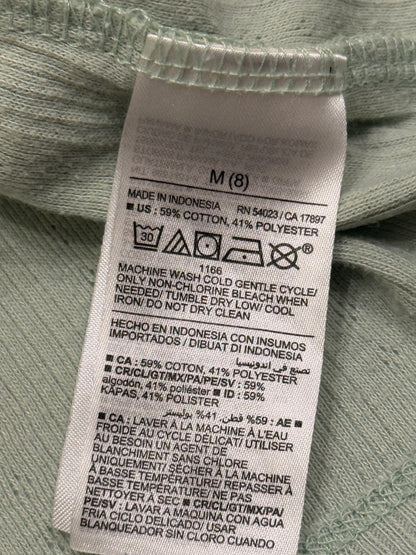 Old Navy Sage Green Ribbed Top Size 8