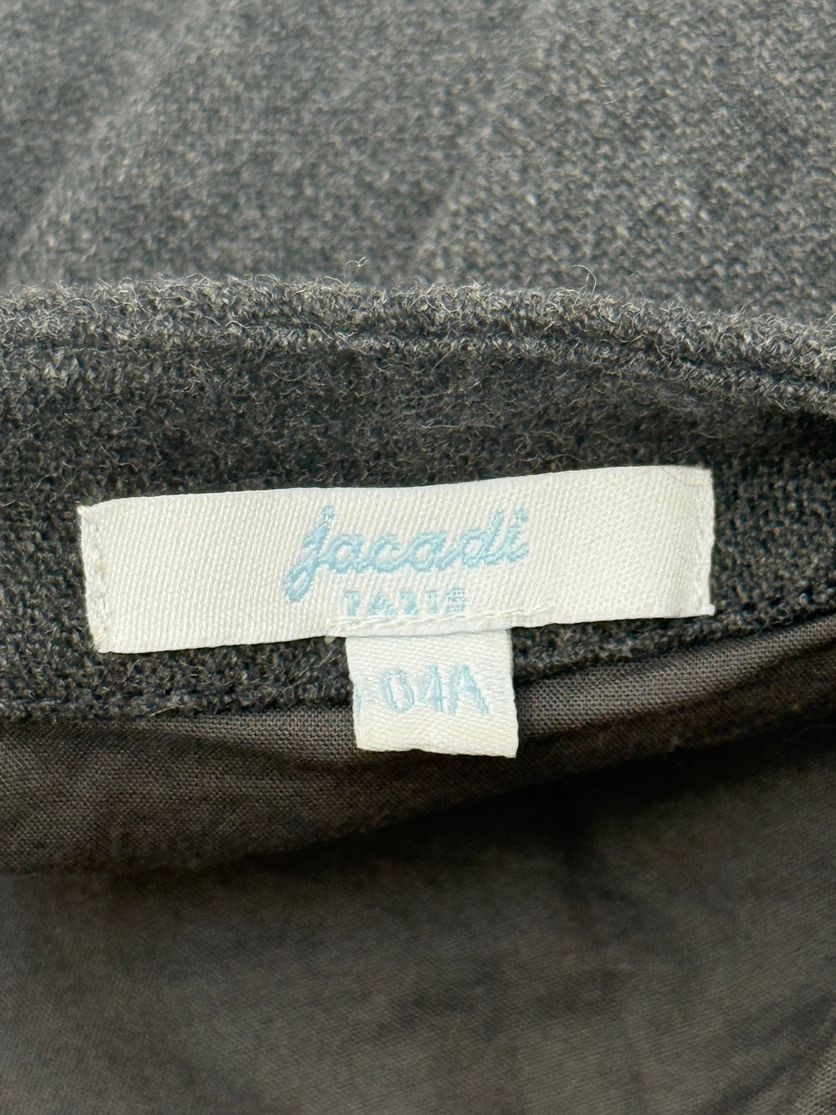 Jacadi Gray Wool Embroidered Dress Size 4T