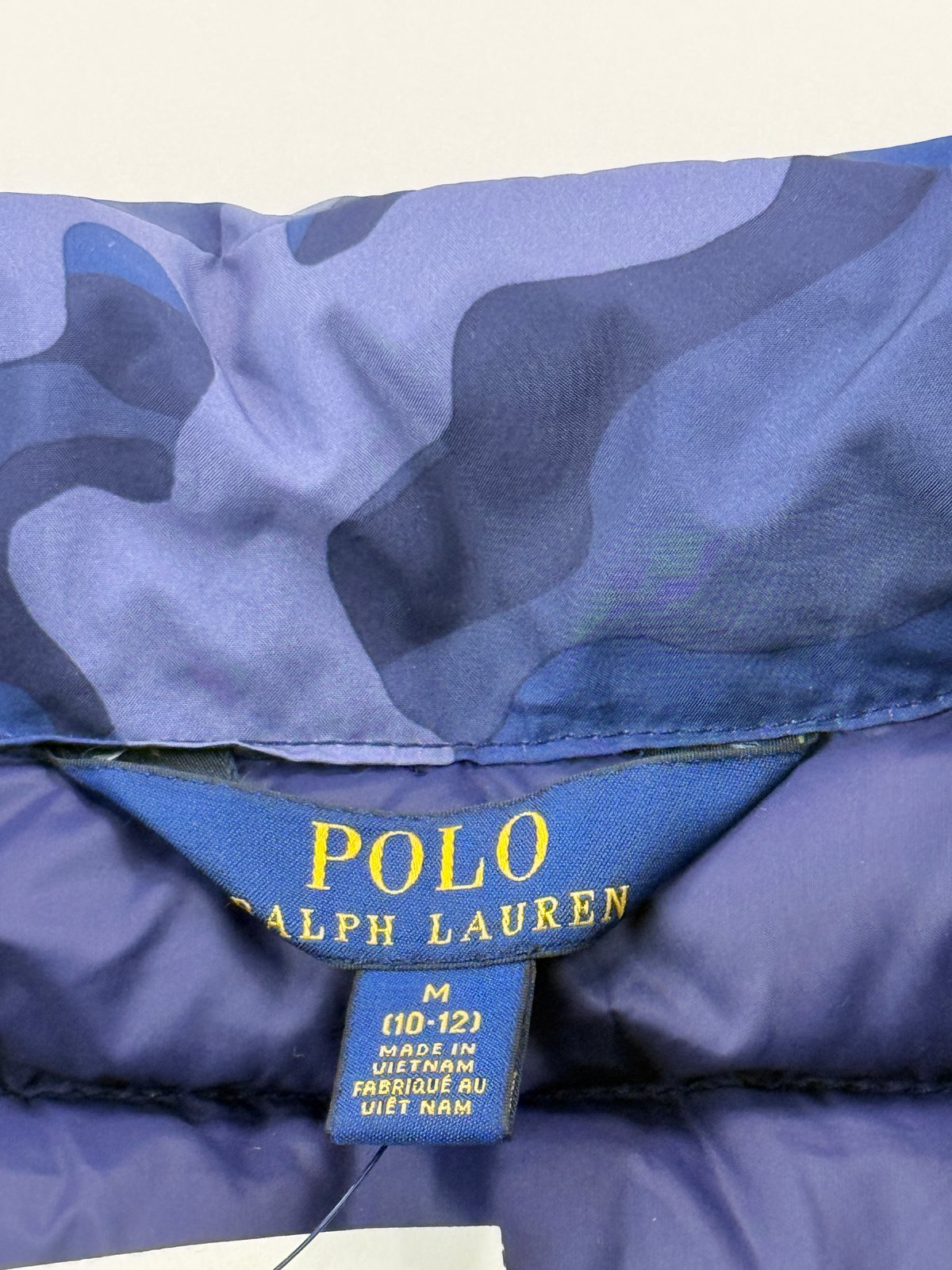 NWT - Polo Ralph Lauren Camo Puffer Jacket M (10-12) 10-12
