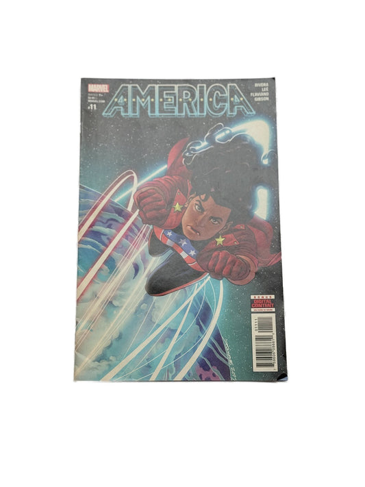 America #11 Marvel Comic Rivera Lee