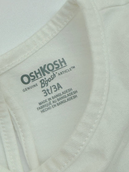 OshKosh B'gosh White Lace Peplum Top 3T