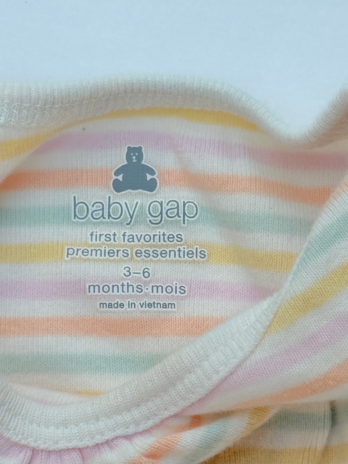 Baby Gap Striped Bodysuit 3-6 Months