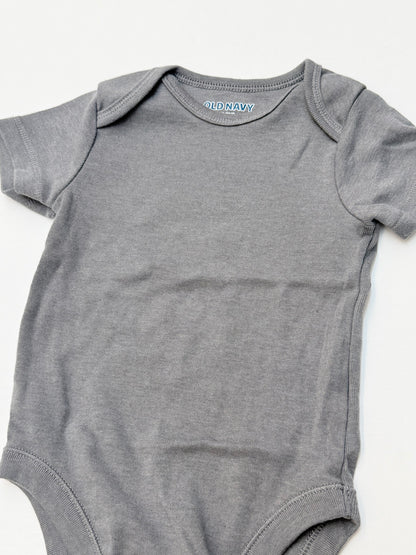 Old Navy Gray Bodysuit Size 6-12M
