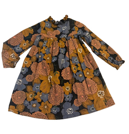 Coco Lemon Floral Dress Size 6/7Y