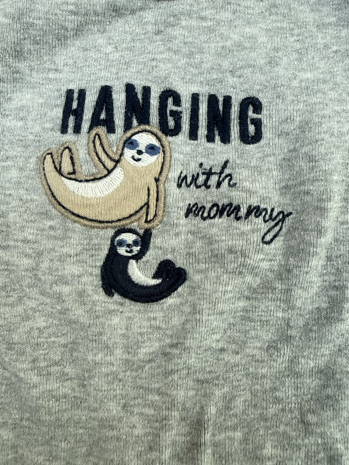 Carter's Hanging With Mommy Sloth Bodysuit 12m