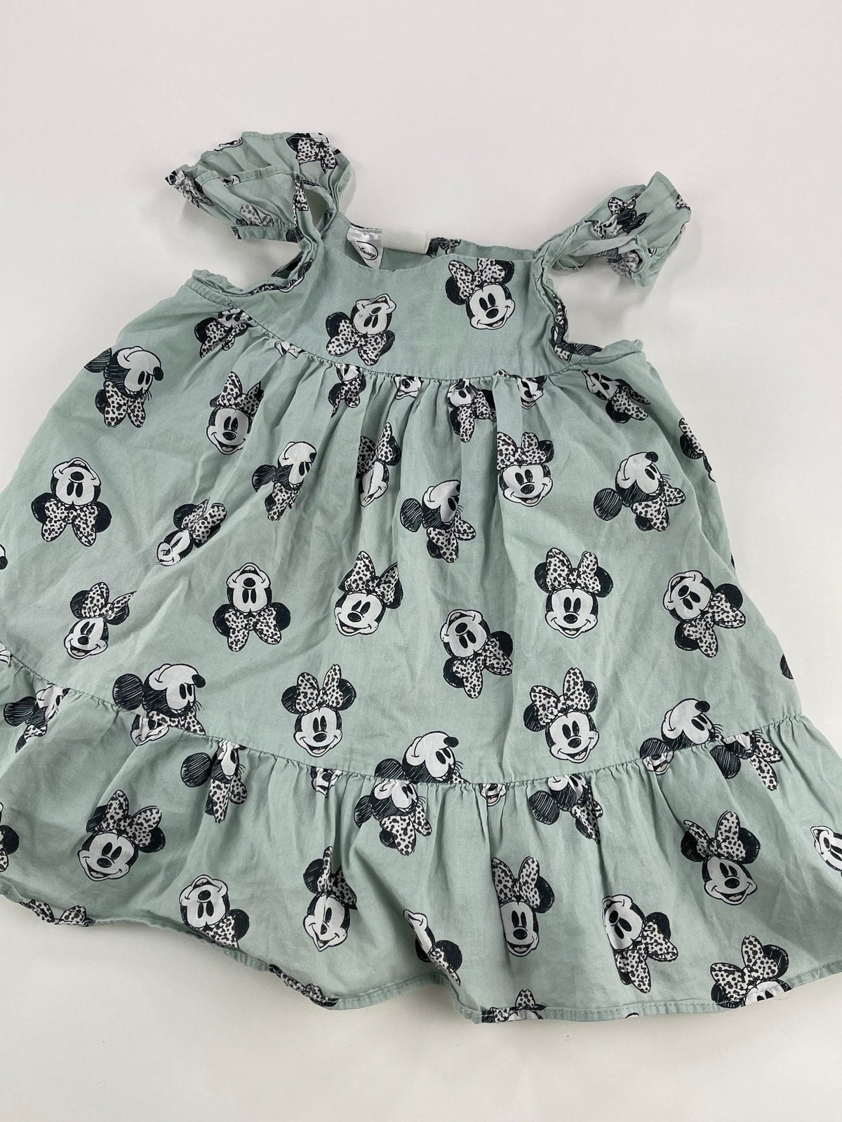 H&M Disney Minnie Mouse Mint Dress 9-12M