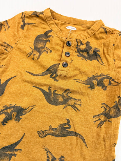 Old Navy Dinosaur Henley T-Shirt Size 3T