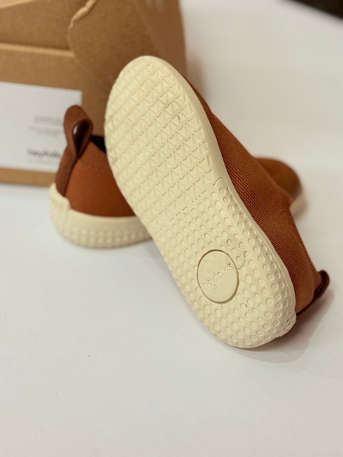 Heyfolks Voyageur Knit Slip-On Sneaker Size C8