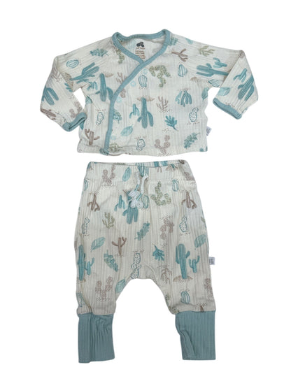 Just Born Cactus Print 2pc Set 0-3M
