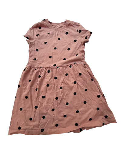 H&M Pink Polka Dot Dress Size 4-6Y