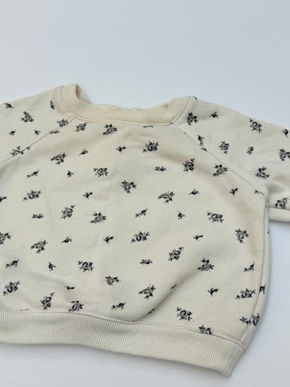 Baby Gap Floral Print Sweatshirt 0-3M