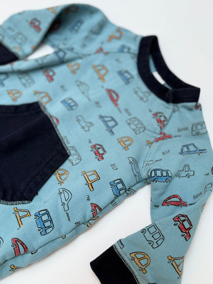Baby Gap Car Print Footless Sleeper 12-18M