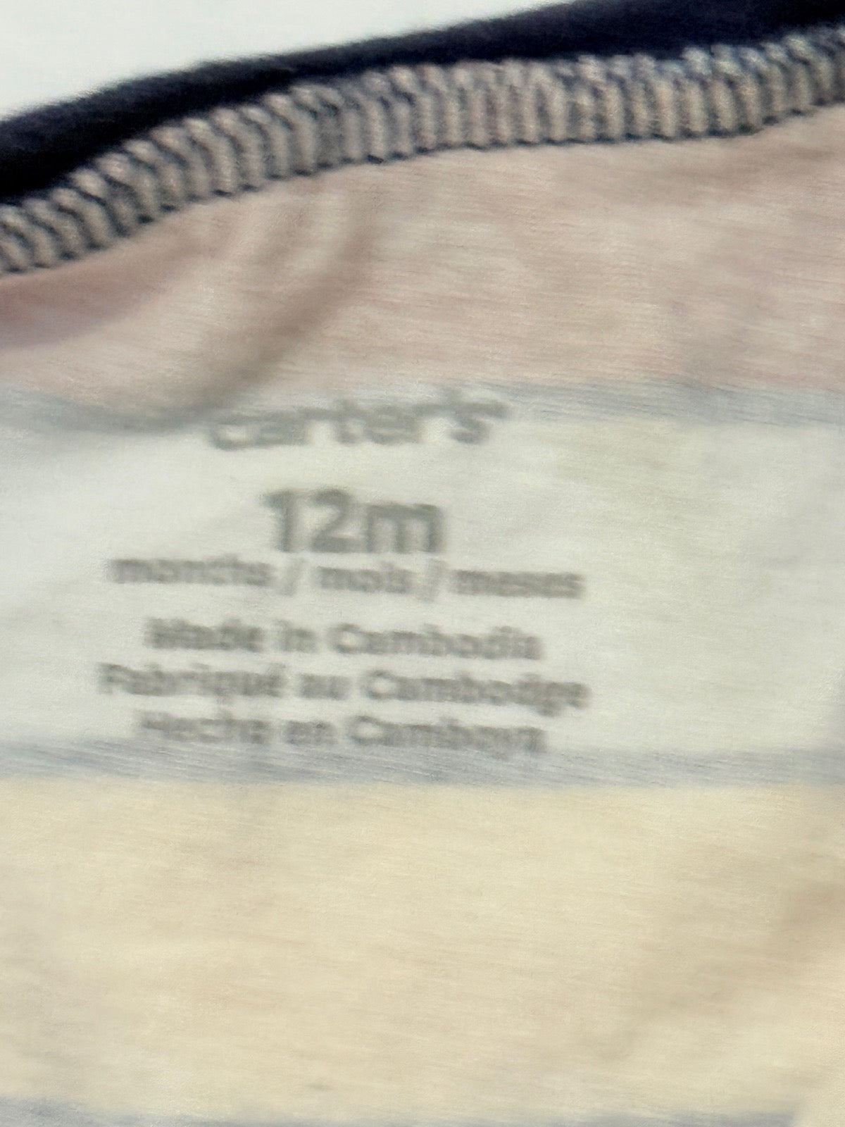 Carter's Striped Henley T-Shirt 12M