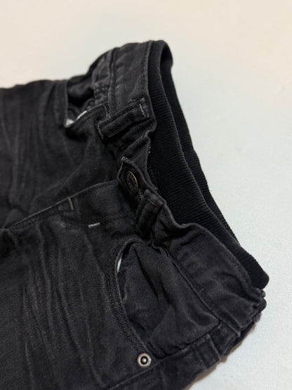 Gap Black Denim Cut-Off Shorts 12-18m
