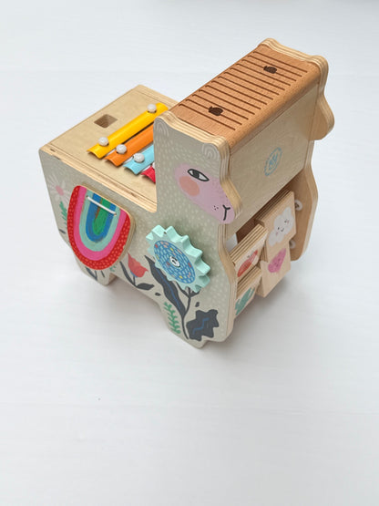 Manhattan Toy Musical Lili Llama Wooden Activity Toy