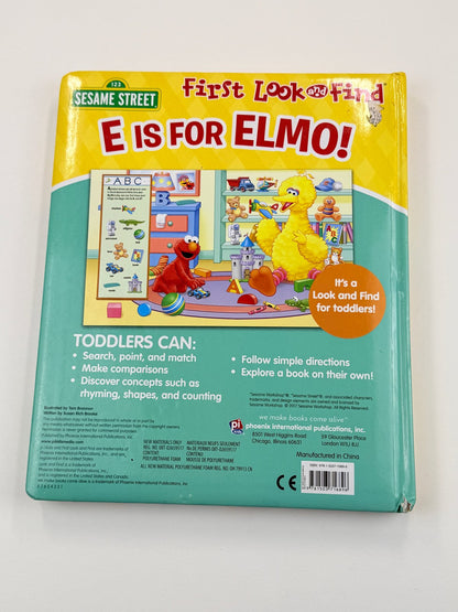 Sesame Street E Is for Elmo! First Look and Find