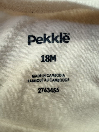 Pekkle Sloth Flutter Sleeve T-Shirt 18M