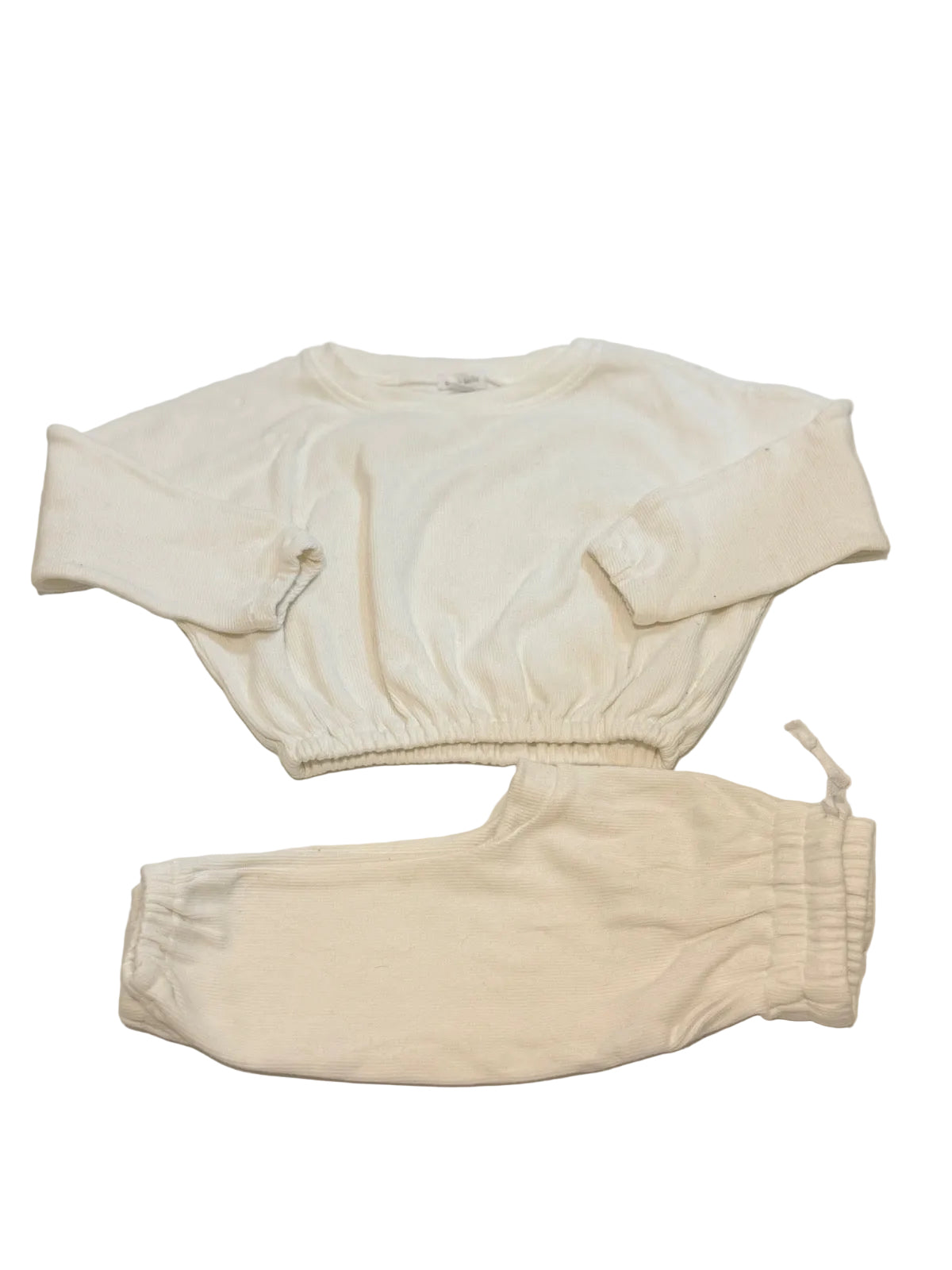 Simple Littles Thick Organic Cotton Ribbed Knit Set 1T