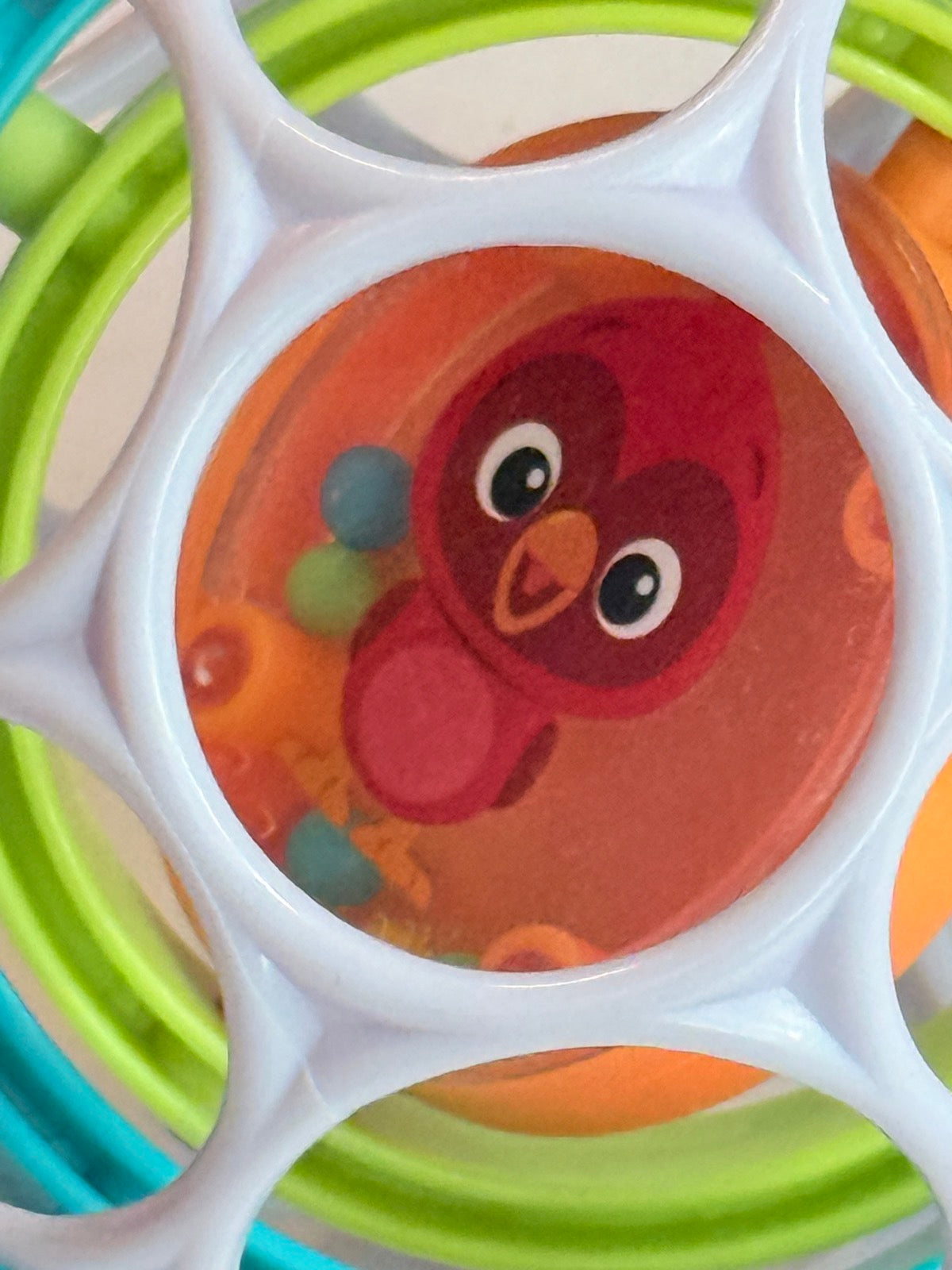 Oball Baby Rattle Ball Toy with Spinner