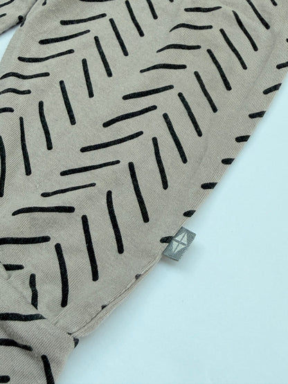 Kyte Baby Herringbone Print Jogger Pants 6-12M
