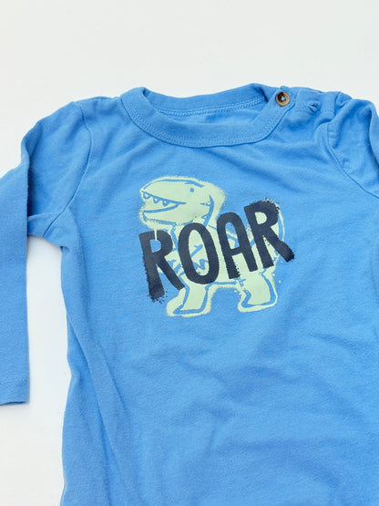 Joe Fresh Roar Dinosaur Bodysuit 6-12M