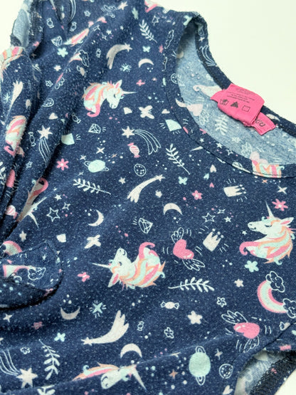 Mumu Coco Unicorn Print Dress Size 8