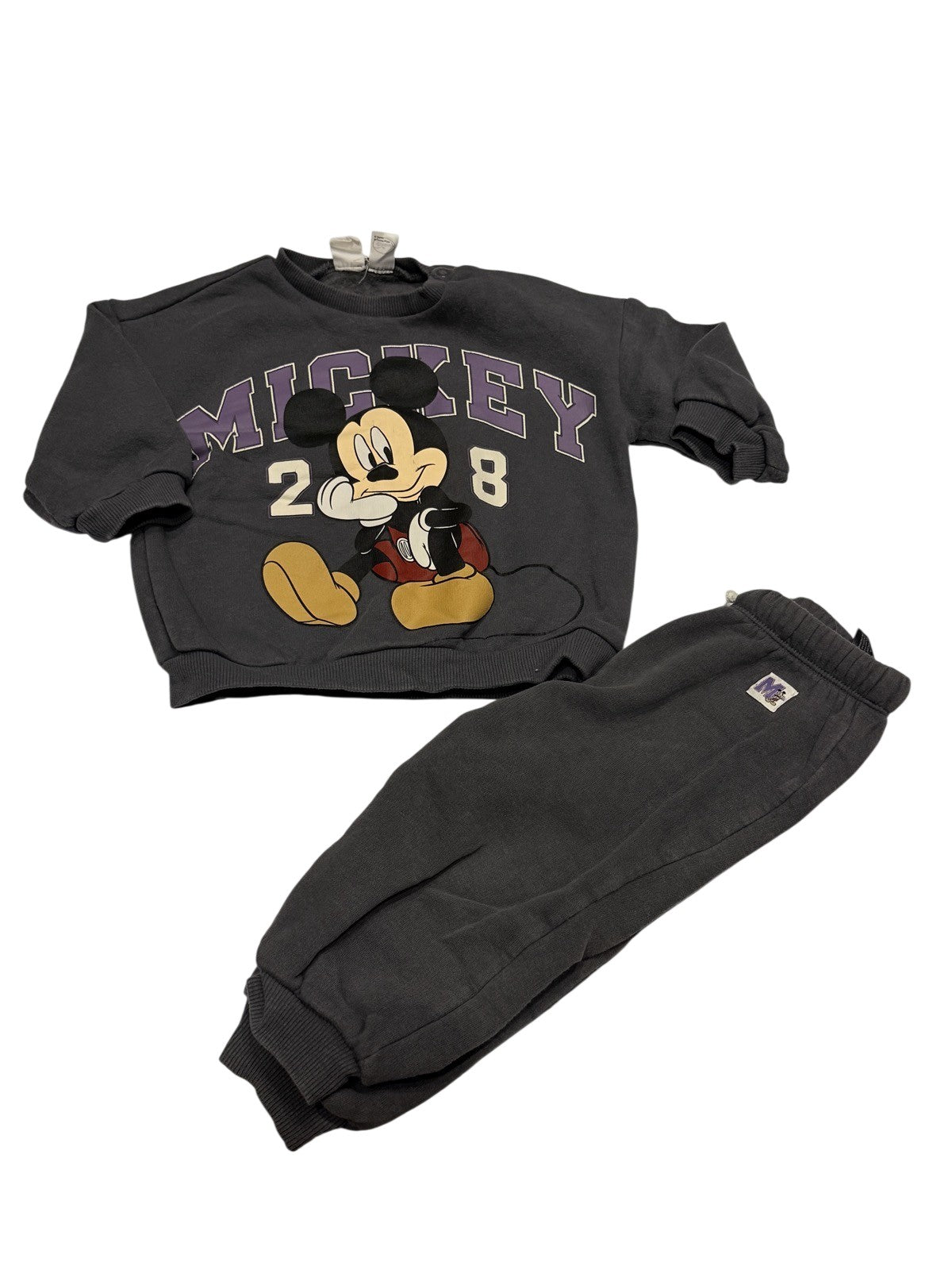 H&M Mickey Mouse Sweatsuit Set 9-12m