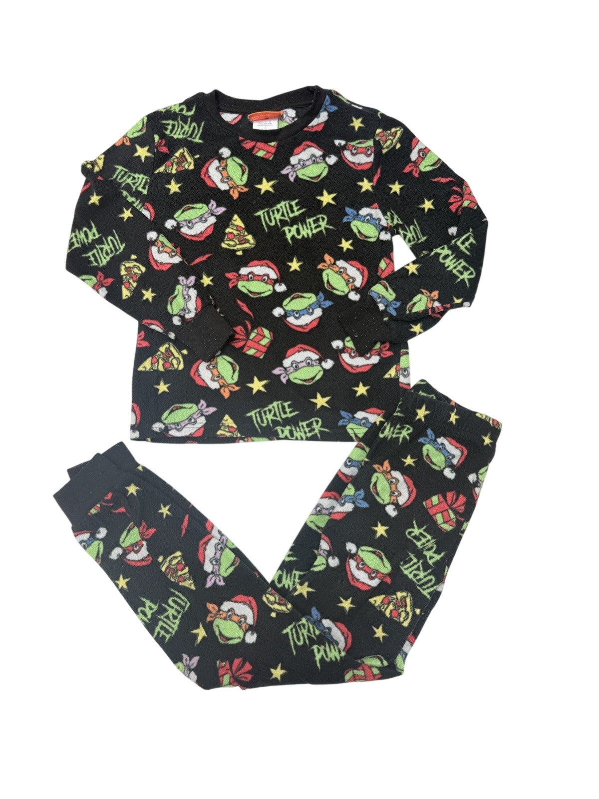 TMNT Christmas Pajama Set Size 7/8